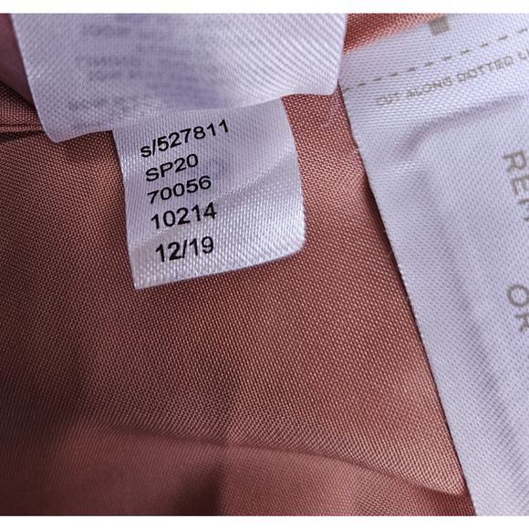 Loft Womens Blazer Jacket Open Front Salmon Pink Business Casual 3/4 Sleeve 2 XS - Picture 10 of 16